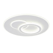 LED luster s diaľkovým ovládaním nolux luminosa, 120 W, 3 kruhy, studené/horúce/neutrálne svetlo, nestabilné, biele