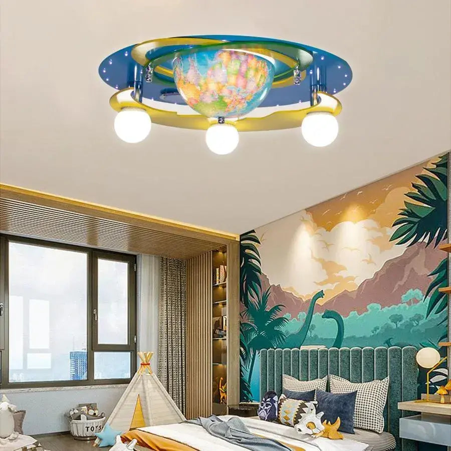 Beti Lust, 3*E27, modrá, drevo