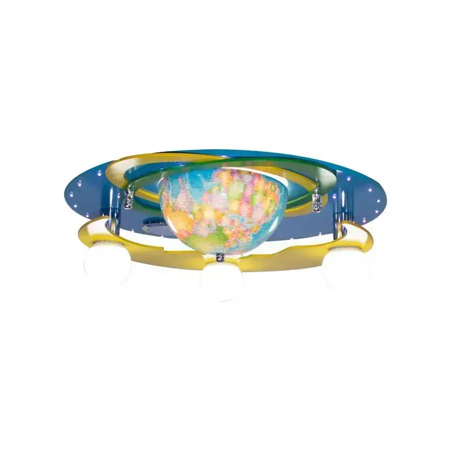 Beti Lust, 3*E27, modrá, drevo