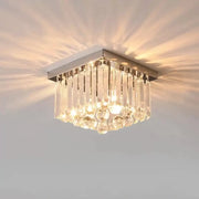Crystal Martinez lineárny luxe, priemer 35 cm, 4x E14, lesklý chróm