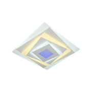 LED luster NIVARA RGB 3D 20W, studené/teplé/neutrálne svetlo, biela