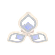 Lulus LED 3D Zeni s diaľkovým ovládaním, 60 W, 2,4 GHz, akryl, biely