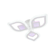 Lulus LED 3D Zeni s diaľkovým ovládaním, 60 W, 2,4 GHz, akryl, biely