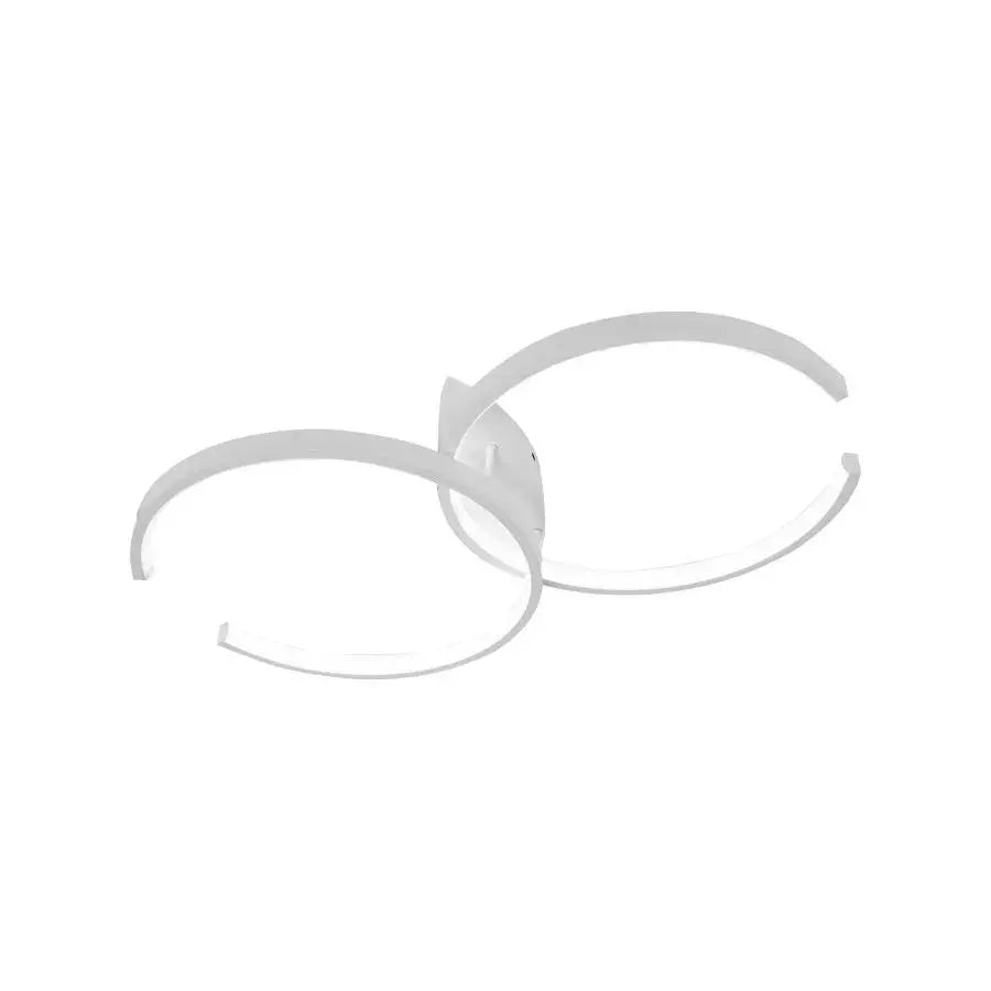 LED luster s diaľkovým ovládaním NOAH 64W, 2 prvky, studené/teplé/neutrálne svetlo, stmievateľné, biela