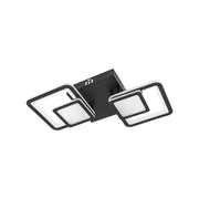 LED LED barans lup s diaľkovým ovládaním, 48 W, 2,4 GHz, akryl, studené/horúce/neutrálne svetlo, nestabilné, čierne