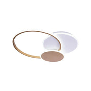 LED luster s diaľkovým ovládaním KILLIAN 71W, 3 kruhy, studené/teplé/neutrálne svetlo, stmievateľné, biele zlato