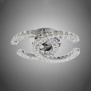 LED kryštál LULUS s diaľkovým ovládaním shia 27W SMOLNÉ SILVER