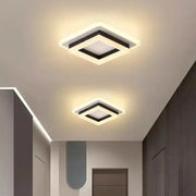 MODERNÝ LED luster 29W, dĺžka 20 cm, štvorcový, studené/teplé/neutrálne svetlo, čierny