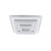 MEDEEA LED luster 24W, priemer 26cm, štvorcový, studené/teplé/neutrálne svetlo, biely