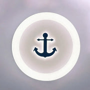LED luster NAVY 68W, Priemer 49cm, Studené/Teplé/Neutrálne svetlo, Biely
