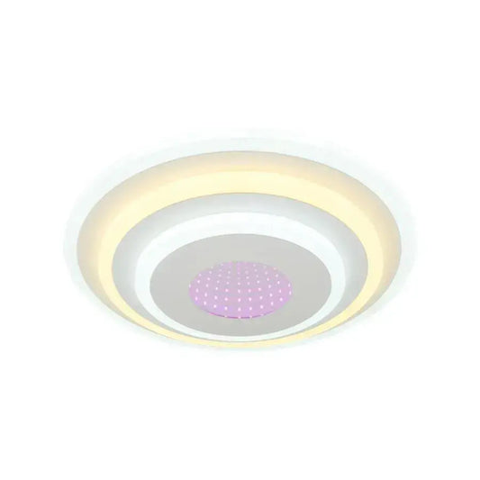 LULUS LED 3D NIVARA ROTTONA, Priemer 30 cm, 20W RGB, biele, studené/horúce/neutrálne svetlo