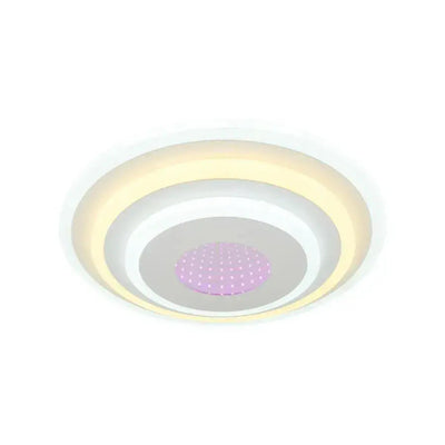 LED luster NIVARA 3D 20W, Priemer 30cm, Studené/Teplé/Neutrálne svetlo, Biely