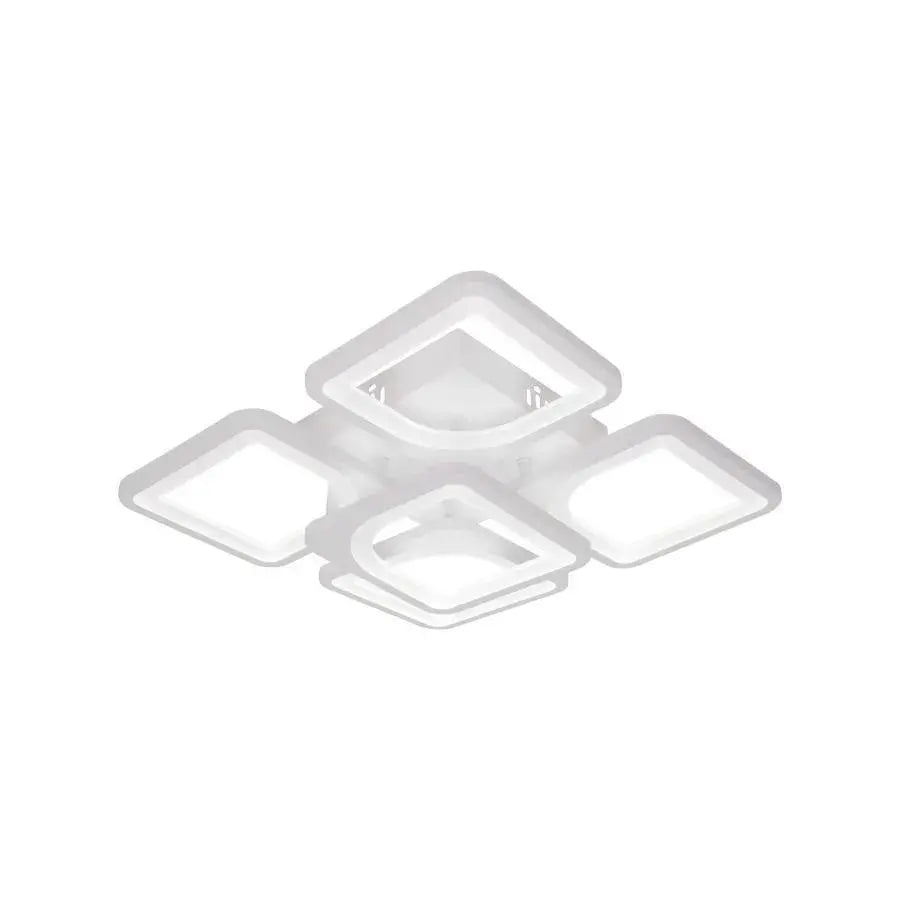 LED luster s FELE, 80W, SMIELNA, Biely diaľkový ovládač