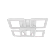 LED luster s diaľkovým ovládaním FELY 80W, 5 štvorcov, studené/teplé/neutrálne svetlo, stmievateľné, biela