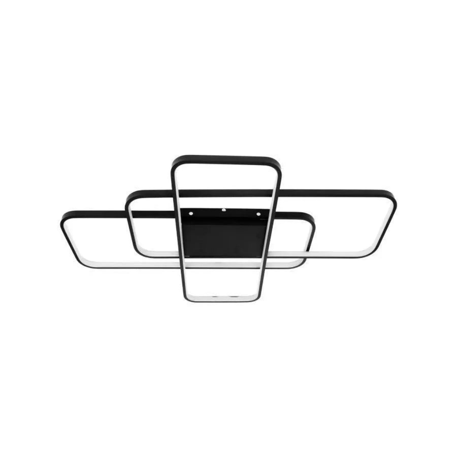 LED luster s diaľkovým ovládaním AXIS 96W, 3 Elements, Studené/Teplé/Neutrálne svetlo, Stmievateľné, Čierny
