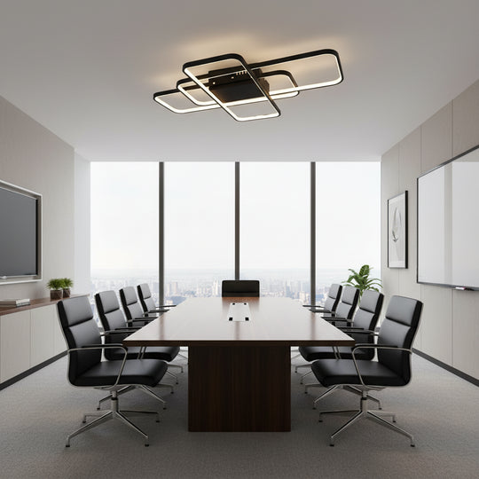 IANUSIS LED luster s diaľkovým ovládaním 95W, 3 prvky, studené/teplé/neutrálne svetlo, stmievateľné, čierne LED lustre s diaľkovým ovládaním Predvolený názov Alessandro Design