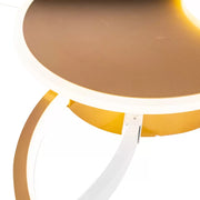 LED luster s diaľkovým ovládaním KILLIAN 80W, 4 kruhy, studené/teplé/neutrálne svetlo, stmievateľné, biele zlato