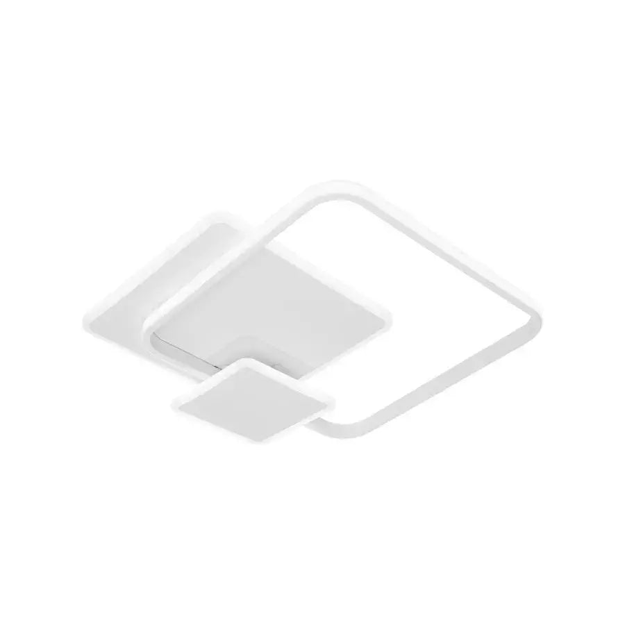 LED luster s diaľkovým ovládaním ANEMONA 75W, 3 štvorce, studené/teplé/neutrálne svetlo, stmievateľné, biela