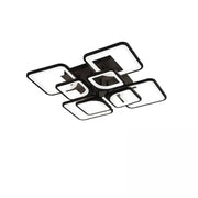 LED luster s diaľkovým ovládaním FELY 192W, 8 štvorcových, studené/teplé/neutrálne svetlo, stmievateľné, biela