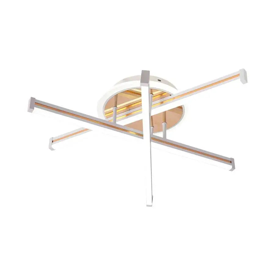 LED luster s diaľkovým ovládaním TAMARA 96W, 3 prvky, lineárne, studené/teplé/neutrálne svetlo, stmievateľné, biele zlato