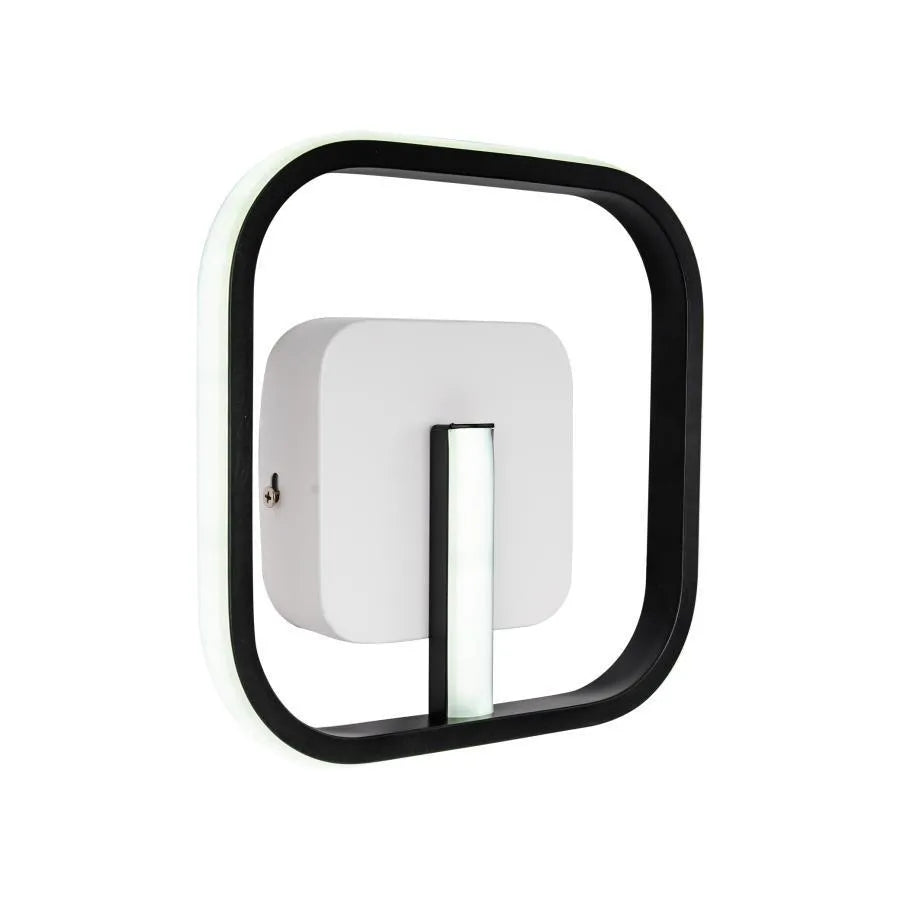 LED luster VICTORIA 19W, štvorcový, studené/teplé/neutrálne svetlo, čiernobiely