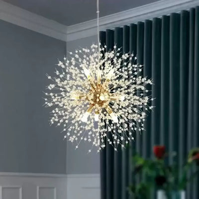 Schönbrunn krištáľový luster, 9x G9, priemer 49 cm, lesklé zlato, nastaviteľná výška