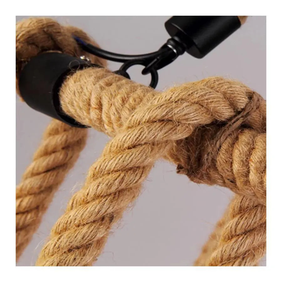 Lusty rustikálne 6x E27 kruhový kruhový kruh