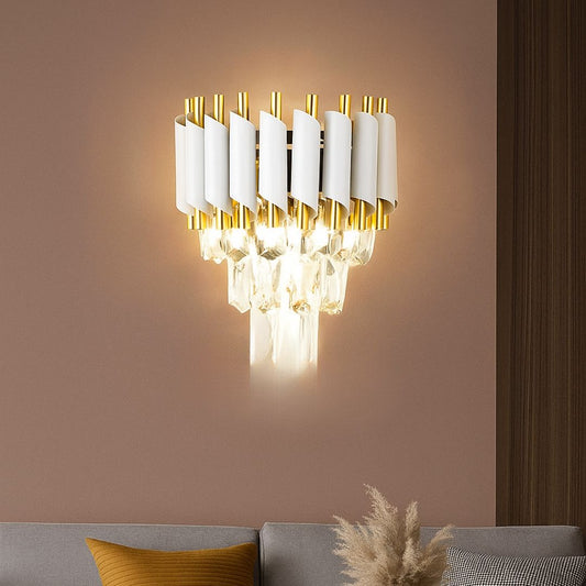 VERSAILLES Piccolo krištáľové lusterové svetlo, 2xE14, biele