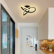 LED LED vrcholy nekonečné, 42 W, 2 kruhy, studené/horúce/neutrálne svetlo, čierna