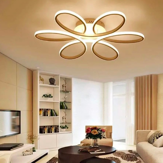 LED luster s diaľkovým ovládaním ELIZA, 65W, studené/teplé/neutrálne svetlo, stmievateľné, biela