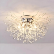 Rondo Vivace Crystal Less, 6x G9, 49 cm, chróm