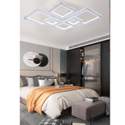 LULUS LED RGB s kvadris diaľkovým ovládaním, 330 W, 6 štvorcov, studené/horúce/neutrálne svetlo, nestabilné, biele