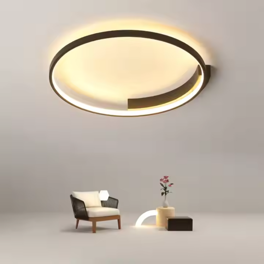 LED luster s diaľkovým ovládaním LETIZIA 33W, okrúhly, studené/teplé/neutrálne svetlo, stmievateľné, čierny