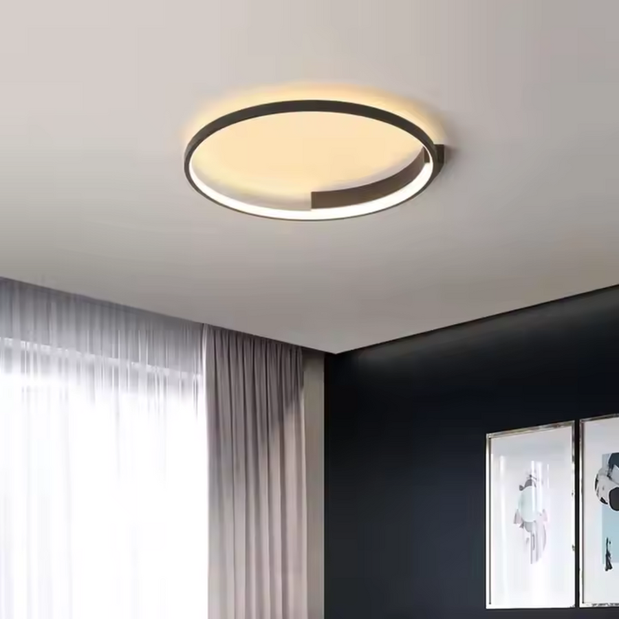 LED luster s diaľkovým ovládaním LETIZIA 33W, okrúhly, studené/teplé/neutrálne svetlo, stmievateľné, čierny