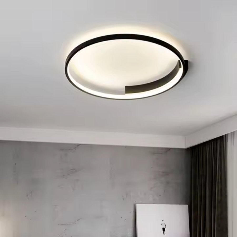 LED luster s diaľkovým ovládaním LETIZIA 33W, okrúhly, studené/teplé/neutrálne svetlo, stmievateľné, čierny