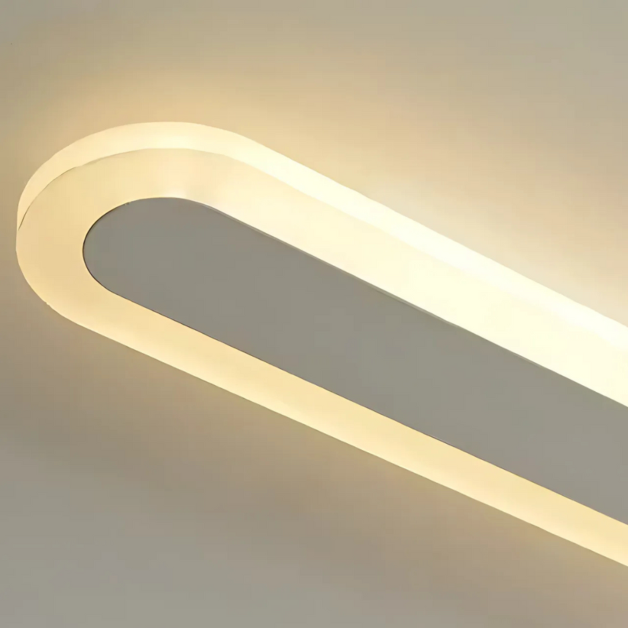 SUHA Vonkajšie nástenné LED svietidlo, dĺžka 50 cm, 6W, IP65, kovové, lineárne, biele