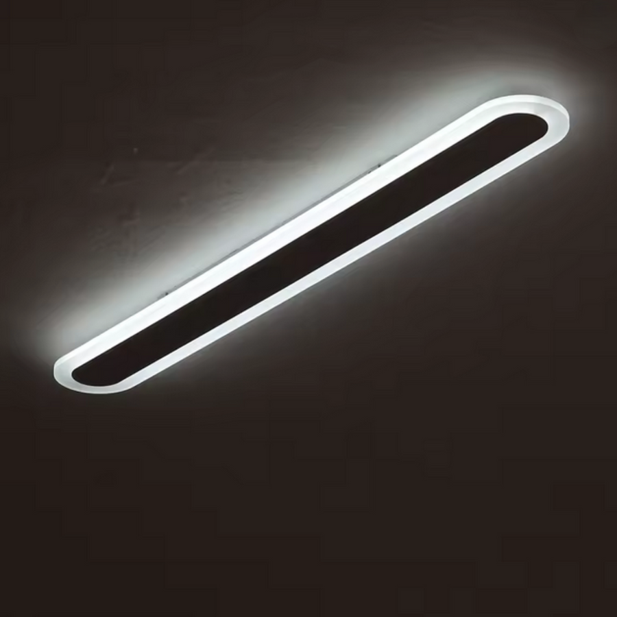 SUHA Vonkajšie nástenné LED svietidlo, dĺžka 90 cm, 13 W, IP65, kovové, lineárne, čierne