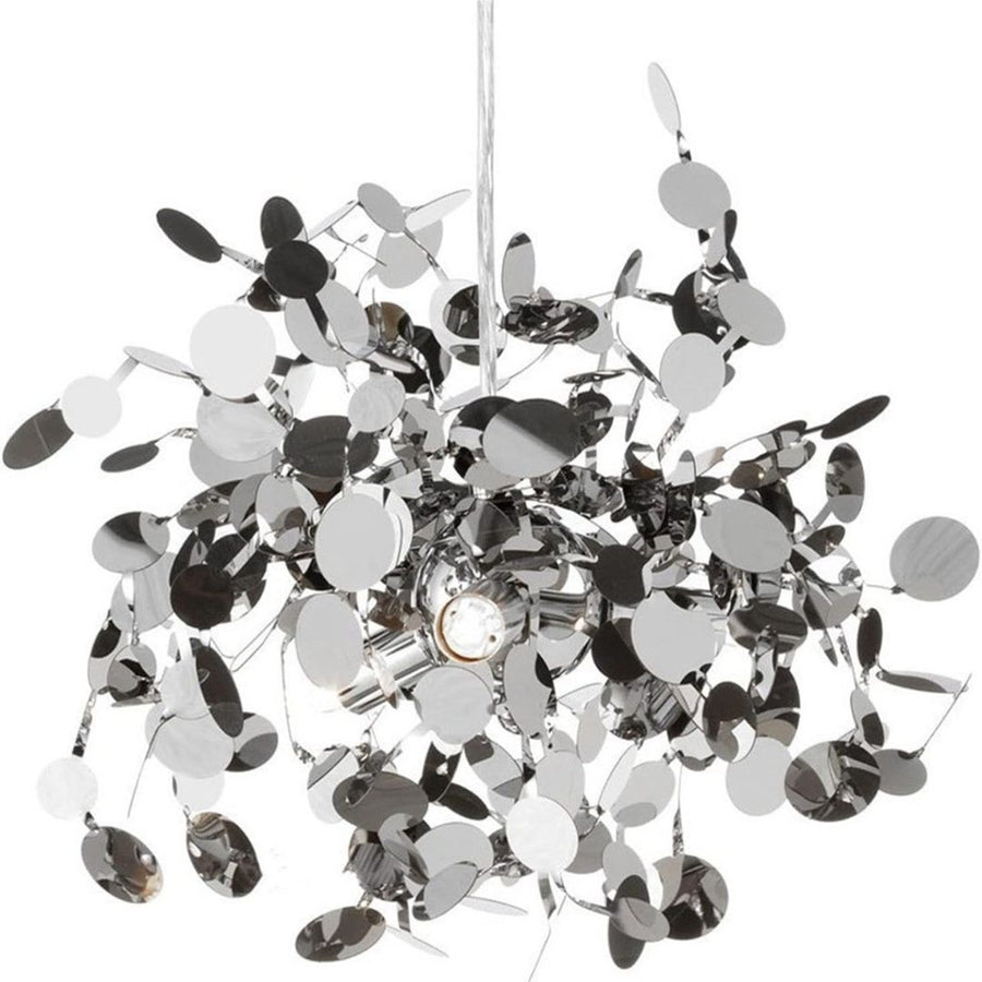 Moderný luster, CAPRICIO Allegro, 2xE14, priemer 40 cm, lesklý chróm, nastaviteľná výška