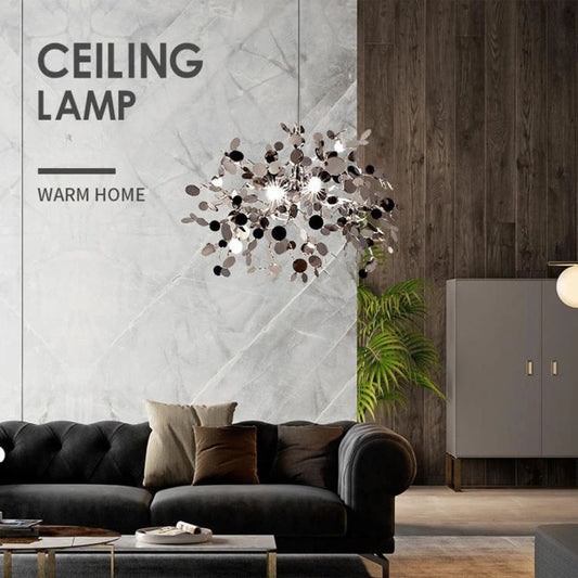 Moderný luster, CAPRICIO Allegro, 2xE14, priemer 40 cm, lesklý chróm, nastaviteľná výška