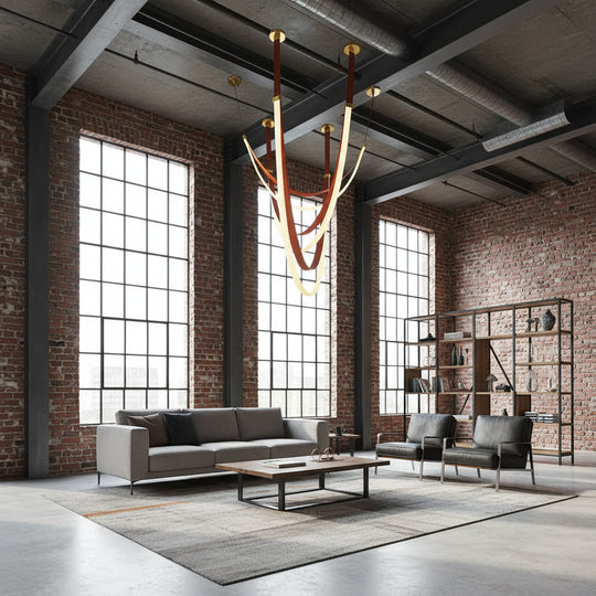 Candelabru Modern, LED, ARIA Largo, 34W, lumina Calda, Maro Candelabre Moderne Default Title Alessandro Design