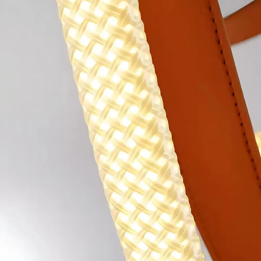 Moderný luster, LED, ARIA Largo, 36W, neutrálne svetlo, hnedá