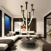 Candelabru Modern, LED, ARIA Largo, 31W, lumina Calda, Negru