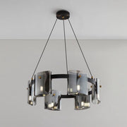 Luster Crystal Mathew 6x E14 čierny
