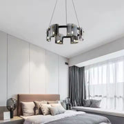 Luster Crystal Mathew 6x E14 čierny