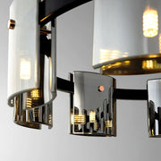 Luster Crystal Mathew 6x E14 čierny