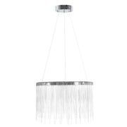 Vedený luster Tobias s diaľkovým ovládaním, Beotal, priemer 50 cm, chróm