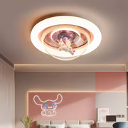 LED luster UNICORN, 104W, studené/teplé/neutrálne svetlo, ružový