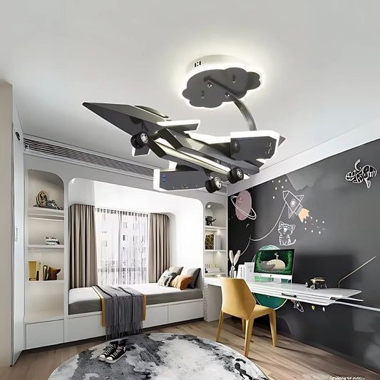 FIGHTER LED luster, 100W, Studené/Teplé/Neutrálne svetlo, Strieborný