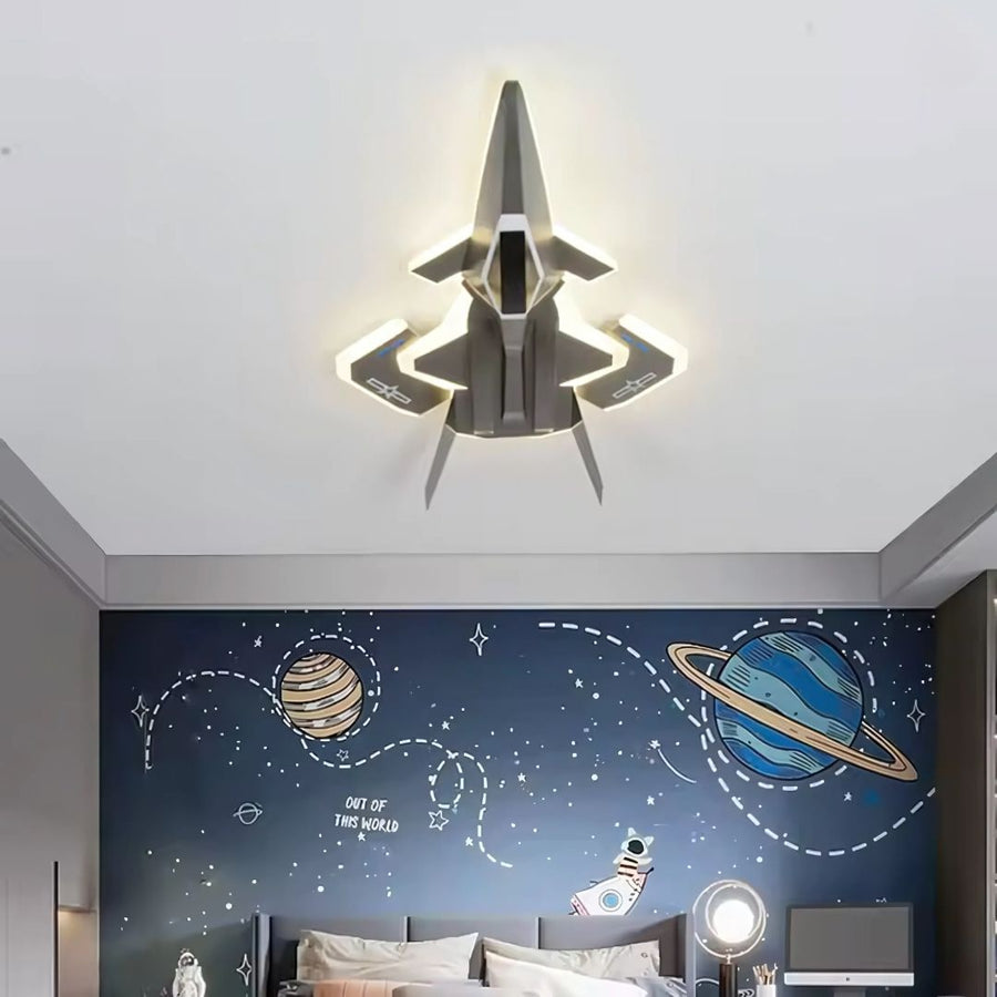 LED luster FIGHTER, 101W, Studené/Teplé/Neutrálne svetlo, Strieborný