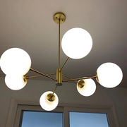 Lustra Matteo, 6x G9, Golden